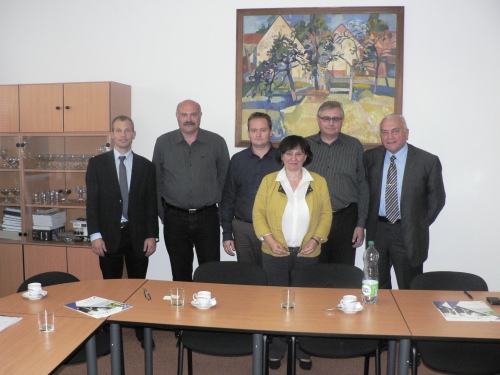 Na obrázku zleva M. Pazour, L. Kraus, M. Zemko, B. Mahieu, M. Petrák, M. Václavík